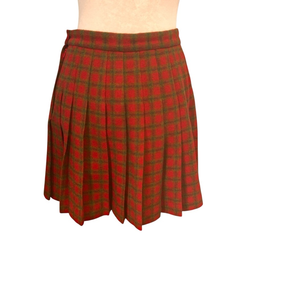 Abercrombie & Fitch vintage Y2k Plaid Schoolgirl Academia Mini Skirt NEW sz M/6 - Picture 10 of 14
